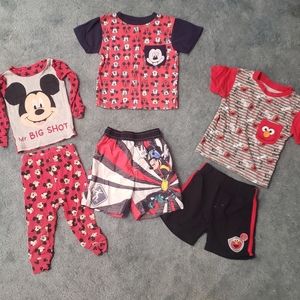 18 mo. Disney Mickey & Elmo Pajamas & Swim suit